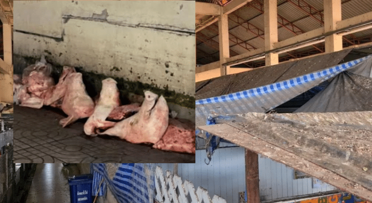 ตลาดหลักเมืองลำปางขายหัวหมูบนฟุตบาท ชาวเน็ตแห่ด่าสนั่น ขณะที่ได้รางวัล “ตลาดดีมีมาตรฐาน” ประจำปี 2568